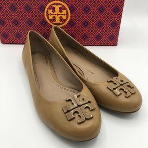 TORY BURCH Lowell 2 Leather Ballet Flat Mestico 7